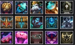 Conta league Of Legends,skins da foto,borda de platina,mmr m LOL