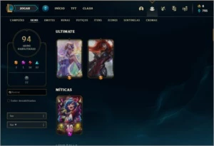 Conta Ouro 2 - League of Legends LOL