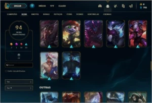 Conta Ouro 2 - League of Legends LOL