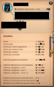 Conta End Game, Full Spec E Full Coleta - Albion Online