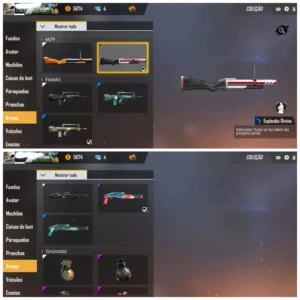 Conta Gemada - Free Fire