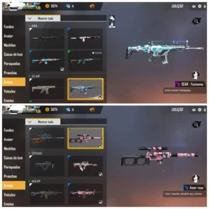 Conta Gemada - Free Fire