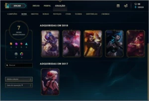 CONTA DIAMANTE 4, APENAS JOGUEI DE EVELYNN - League of Legends LOL