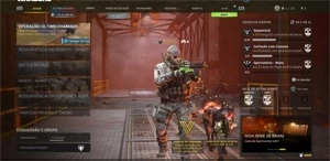 CONTA CALL OF DUTY WARZONE CAMUFLAGEM ATOMICO E DIAMANTE ZB COD