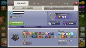 CONTA CLASH OF CLANS CV9