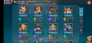 Vendo conta lords mobile com todas t4 liberadas