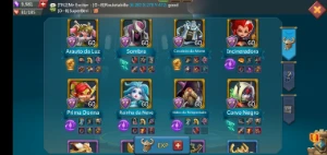 Vendo conta lords mobile com todas t4 liberadas