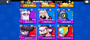 Conta de brawl com 36k de trofeús - com 13 brawlers rank max - Brawl Stars