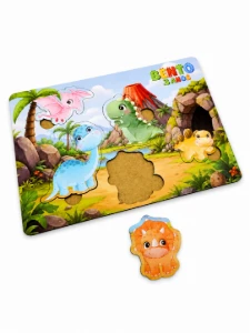 Jogo de Encaixe Dinossauros Baby Personalizado - Artesanato e Personalizados