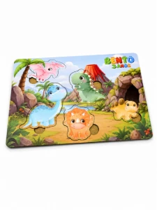 Jogo de Encaixe Dinossauros Baby Personalizado - Artesanato e Personalizados