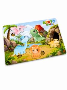 Jogo de Encaixe Dinossauros Baby Personalizado - Artesanato e Personalizados