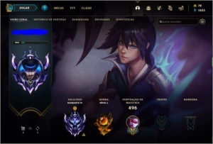 Conta LOL D4, 118 skins e Todos os campeões - League of Legends