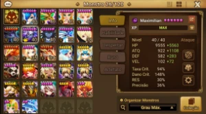 Conta Maximilian - Summoners War