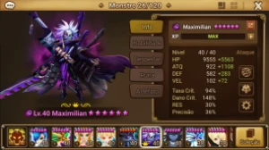 Conta Maximilian - Summoners War