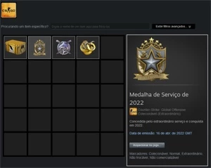 Conta Level 20 GC, 3 Medalhas - Counter Strike CS