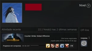 Conta Level 20 GC, 3 Medalhas - Counter Strike CS