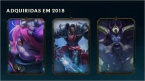 Conta level 50 com skins arcane, 24 skins 37 campeões - League of Legends LOL