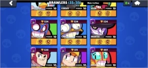 clash royale 75 cartas full, brawl stars full