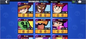 clash royale 75 cartas full, brawl stars full