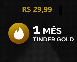 Tinder gold 1 Mês Gift Code - Gift Cards