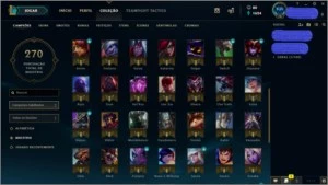 CONTA NVL 78 71 CHAMPS E 21 SKINS POR R$105.99 - League of Legends LOL