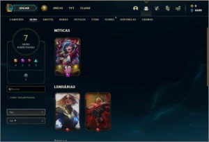 Conta Prata 1 - League of Legends LOL