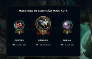 Conta Diamante 4 LOL - League of Legends
