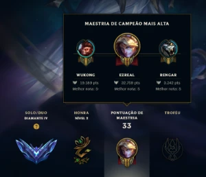 Conta Diamante 4 LOL - League of Legends