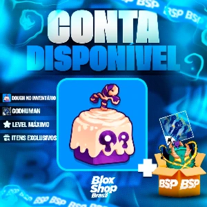 BLOX FRUITS > 🍩DOUGH NO INV + 👊GODHUMAN + LEVEL MÁXIMO