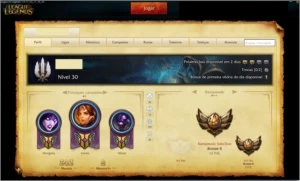 CONTA DE LOL BRONZE II+62 CAMPEÕES+16 SKINS/3 REEMBOLSOS - League of Legends
