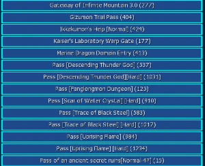 DMW account [OX, EXAX, Marine ring, +3kt on dg passes] - Digimon Masters Online DMO