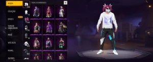 Vem Nela  Conta Antiga Id 9, Skin Do Samurai, Cabelo Rosa. - Free Fire