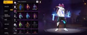 Vem Nela  Conta Antiga Id 9, Skin Do Samurai, Cabelo Rosa. - Free Fire