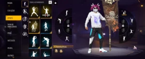 Vem Nela  Conta Antiga Id 9, Skin Do Samurai, Cabelo Rosa. - Free Fire