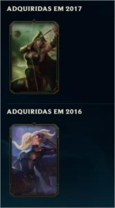 CONTA DE LOL UNRANKED - 25 CAMPEÕES - 2 SKINS - League of Legends