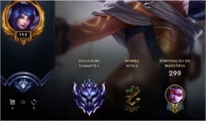 Conta diamante 2 78 skins , platina na flex - League of Legends LOL
