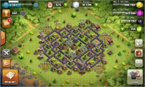 Conta Clash off Clans Cv 8 quase full - Clash of Clans