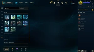 Conta LoL Com 3 Lendaria Catlyn Academia de Bat,Tresh,Kayle - League of Legends