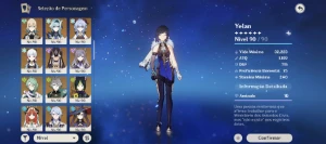 Conta com 42 personagens 5* + 22 Armas 5*  + Conta Star Rail - Honkai: Star Rail