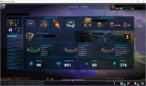 Conta SMITE - PC - COM 787 SKIN (ARCONTE ) com 12.964 GEMAS - League of Legends LOL