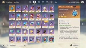GENSHIN - JEAN E FISCHL LVL 60 - Genshin Impact