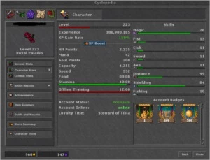 Rp 223 - Serdebra - Tibia