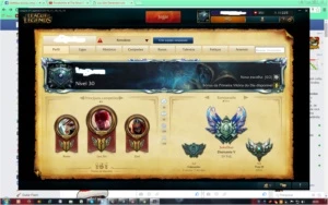 Diamante 5, 92 Skins,Muitos Chamions, Borda Diamante - League of Legends LOL