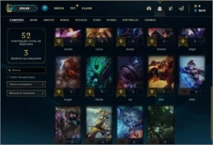 Conta Diamante 2 barata com 24 champs e 1 skin - League of Legends LOL