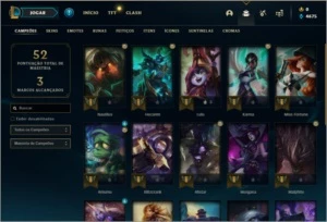 Conta Diamante 2 barata com 24 champs e 1 skin - League of Legends LOL