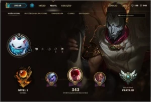 Conta Prata 3, 96 Champs e 3 skin ultimate - League of Legends LOL