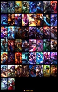 Conta Prata 3, 96 Champs e 3 skin ultimate - League of Legends LOL