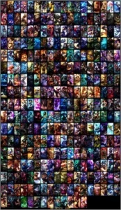 Conta LOL Todos champs do jogo e com skins - League of Legends