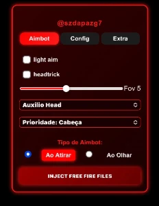 Headtrick ios full vermelho - Free Fire