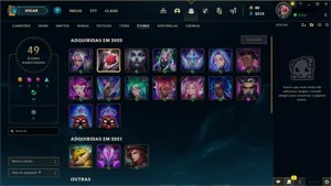 conta d2 queue mestre/gm mmr buffado 63% - League of Legends LOL